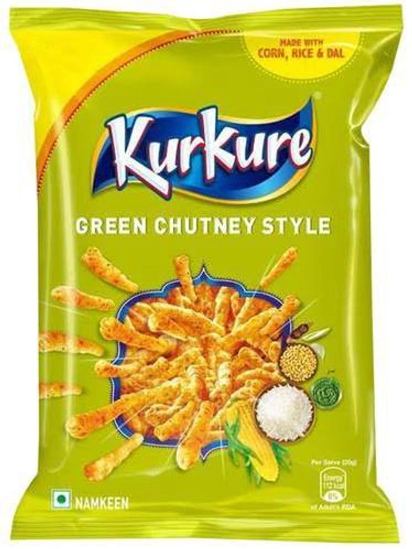Kurkure Namkeen Green Chutney Rajasthani Style 70g