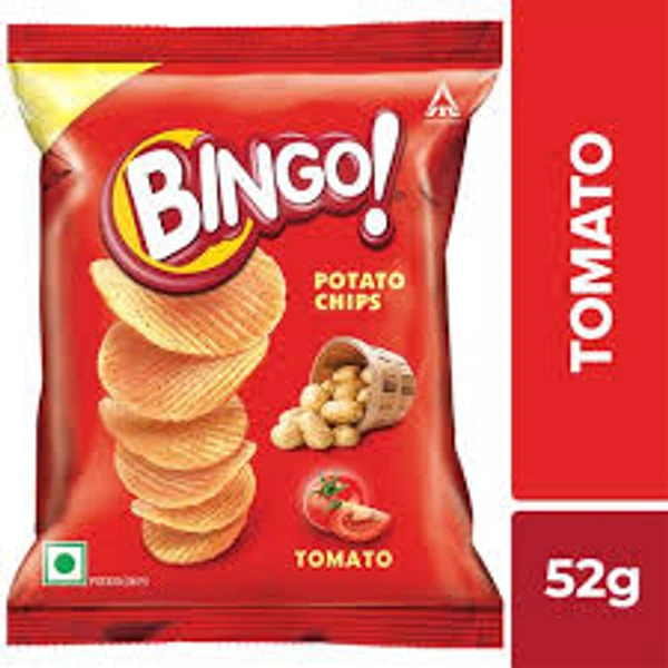 Bingo Potato Chips Tomato Flavour 52g