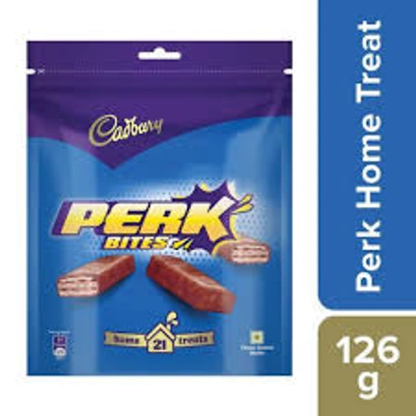 Cadbury Perk Chocolate Coated Wafer Home Treats 126g