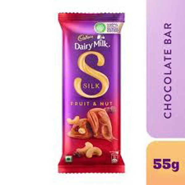 Cadbury Dairy Milk Silk Fruit & Nut Chocolate Bar 55g