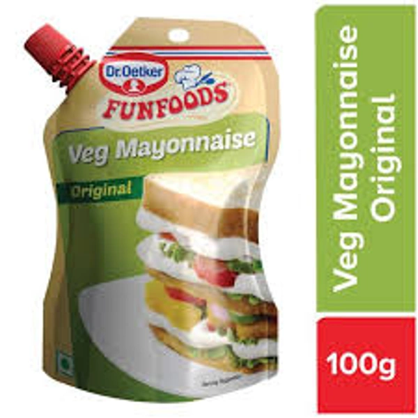 Dr. Oetker Funfoods Veg Mayonnaise Original 100g