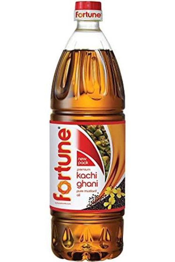Fortune Premium Kachi Ghani Pure Mustard Oil 1Ltr 