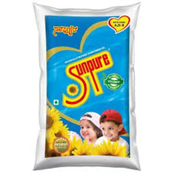Sunpure Refined Sunflower Oil 1Ltr 