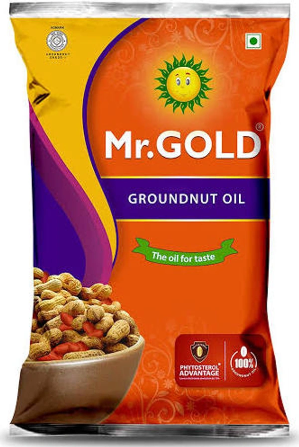 Mr. Gold Filtered Groundnut Oil 1Ltr