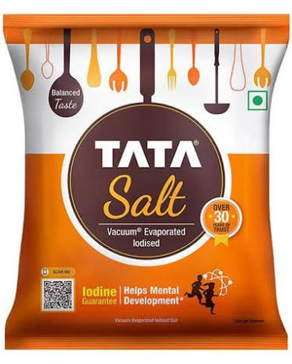 Tata Salt Vaccum Evaporated Iodised Salt Helps Mental Development 1Kg
