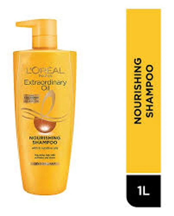 Loreal Paris Extraordinary Oil Nourishing Shampoo With 6 Nutritive Oils For Dry & Dull Hair 1L