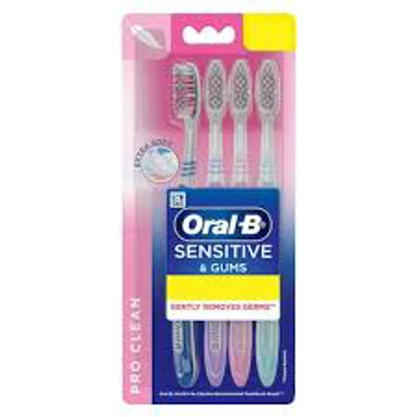 Oral B Sensitive & Gums - Pro Clean 4Pc