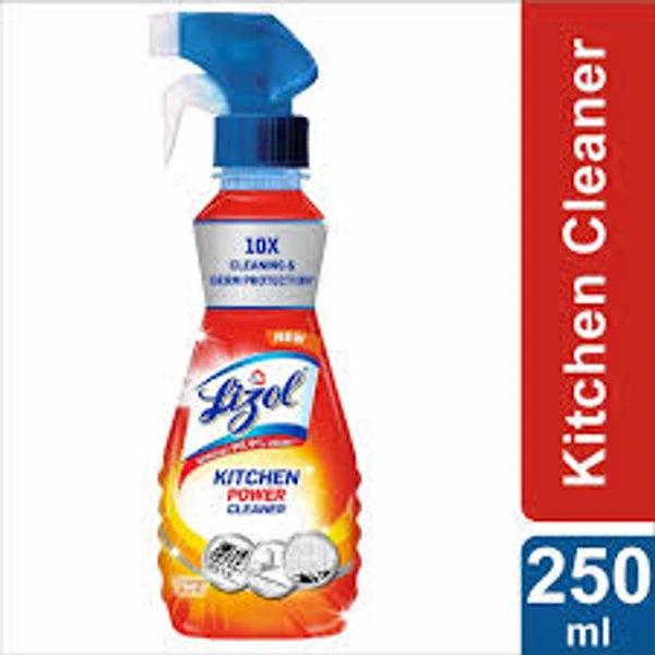 Lizol Disinfectant Kitchen Power Liquid Spray Orange 250ml