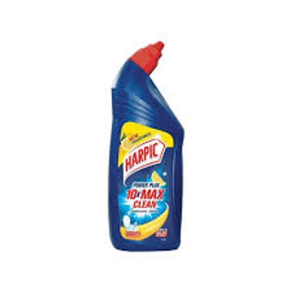 Harpic Disinfectant Toilet Cleaner Liquid - Lemon Removes Dirt & Stain 1L