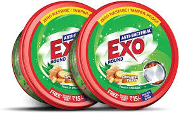 Exo Dishwash Bar - Round, Touch Shine 700 g - Pack Of 2