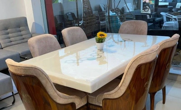 Restomatt Six Seater Dining Table set