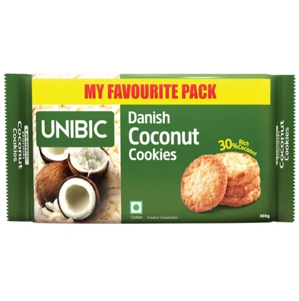 Unibic Danish Coconut Cookies 300gm.