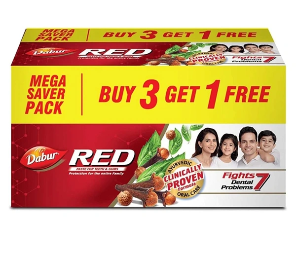 Dabur Red Ayurvedic Toothpaste -150gm×3