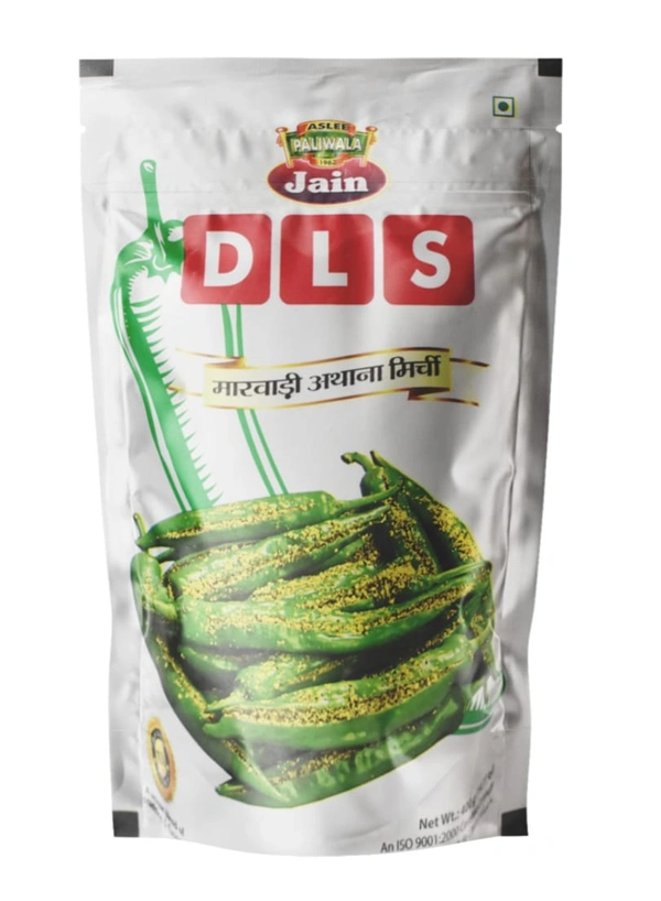Jain DLS Marwadi Athana Mirchi Green Pickle -200g