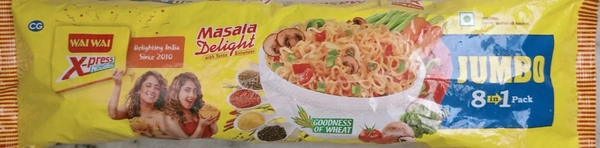 Wai Wai Xpress Masala Noodles -440gm(Jumbo 8 In 1pack)