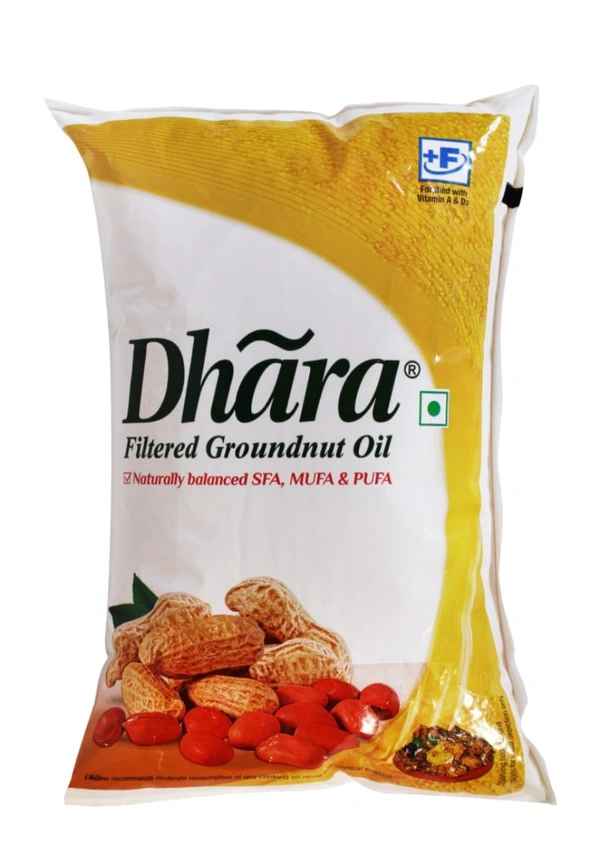 Dhara Filtered Groundnut Oil -1ltr.