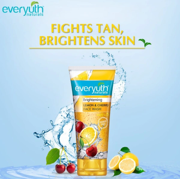 Everyouth Natural Brightening Lemon & Cherry Face Wash-150gm
