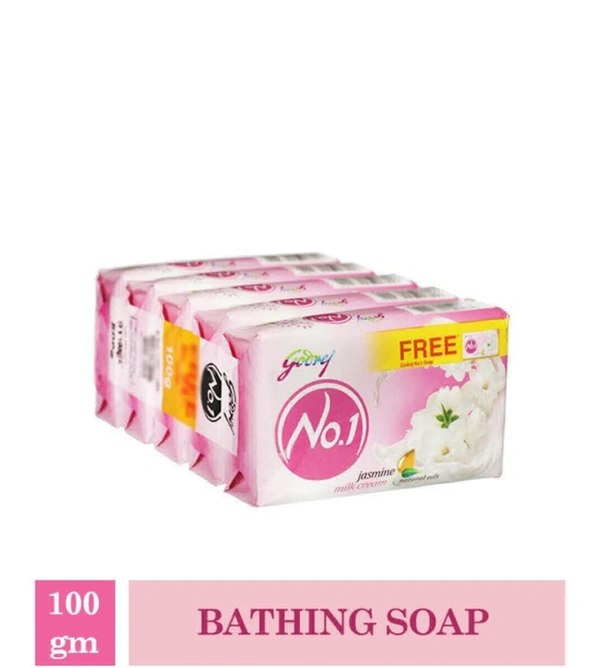 Godrej No.1 Jasmine Soap-100g×5