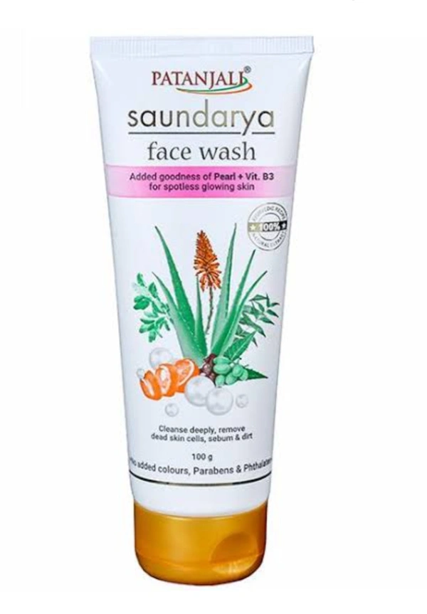 Patanjali Saundarya Face Wash -100gm