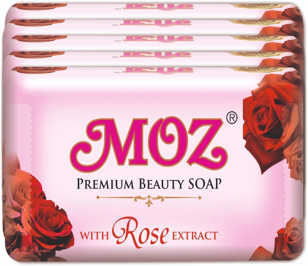 Moz Bath Rose Soap -100g×5