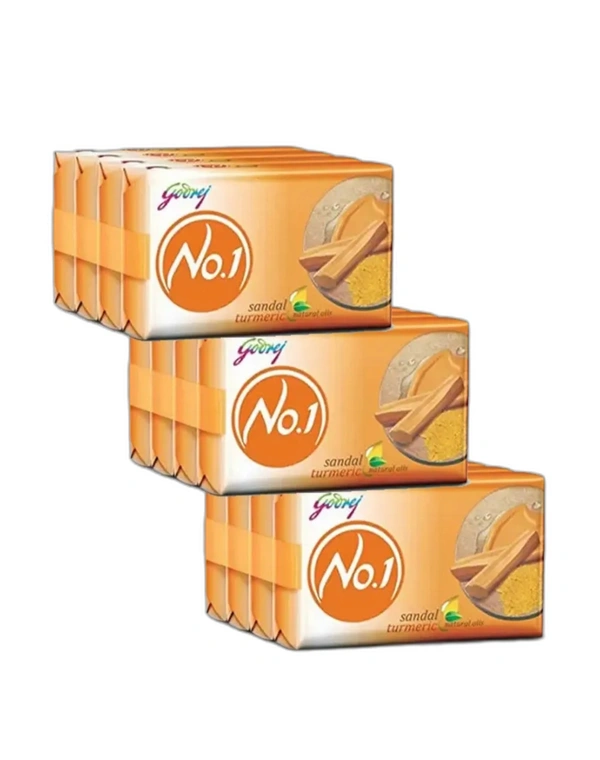 Godrej No.1 Turmeric Soap 1+1+1=3