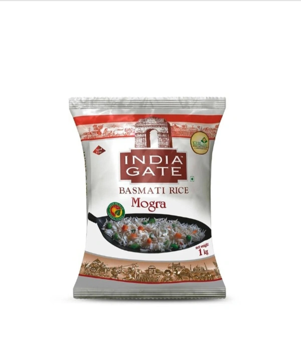 India Gate Basmati Rice Mogra -1kg.