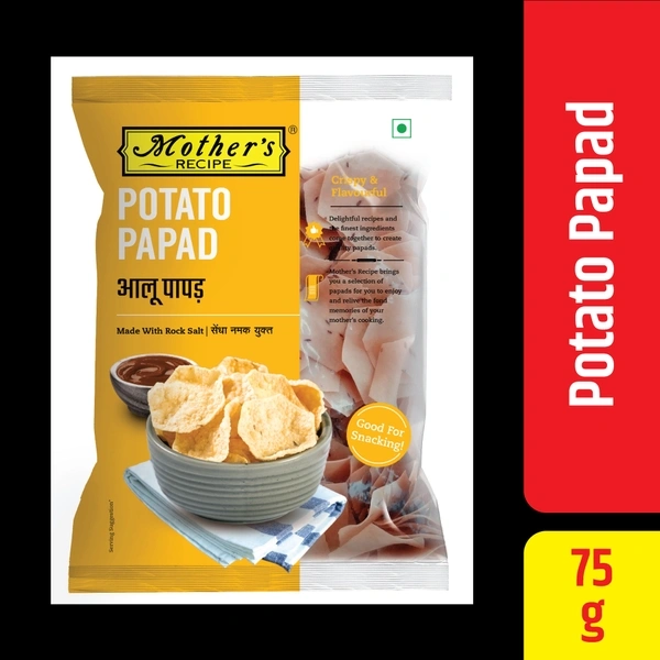 Mother's Potato Papad 75 Gm.