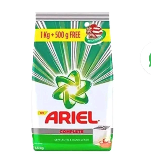 Ariel complete Detergent Washing Powder 1 kg +500gm Free