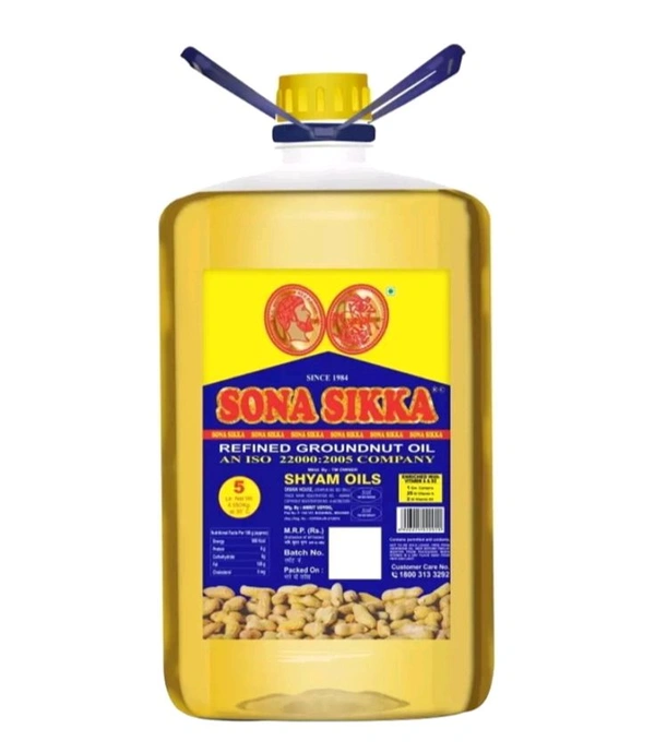 Sona Sikka Groundnut Oil -5 ltr 