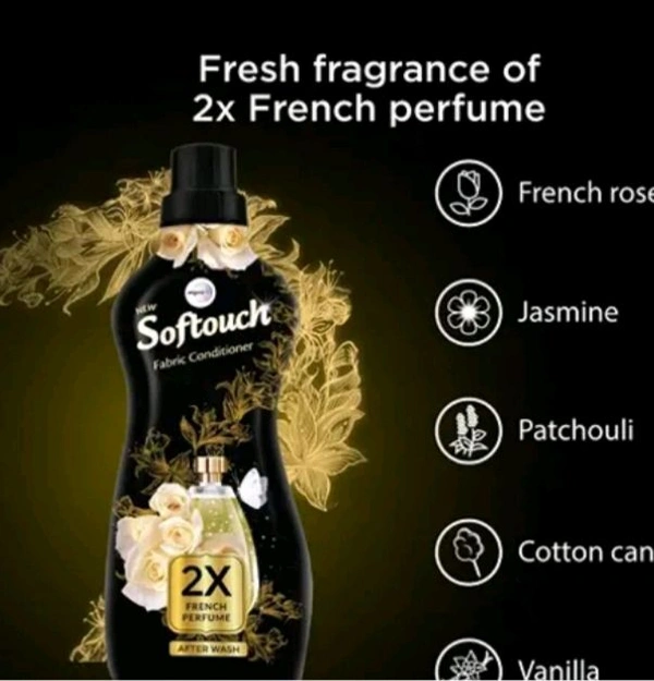 Saftauch French Perfume Fabric Conditioner Black 800 gm