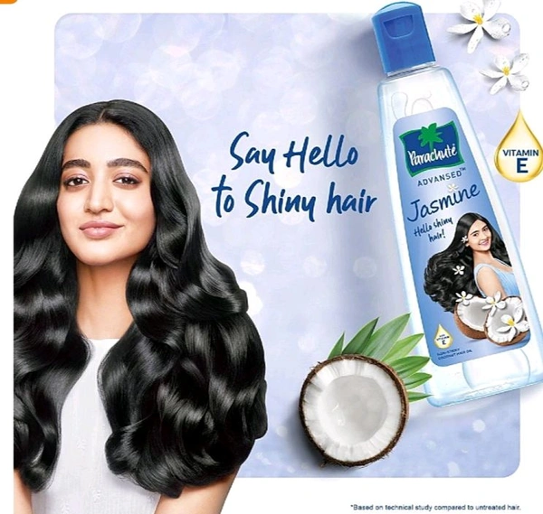 Parachute Advansed Jasmine Hello Shinu Hair Coconut Hair Oil 190 ml