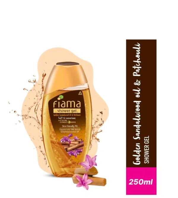 Fiama Shower Bodywash  GoldenGel Sandalwood250 Ml 