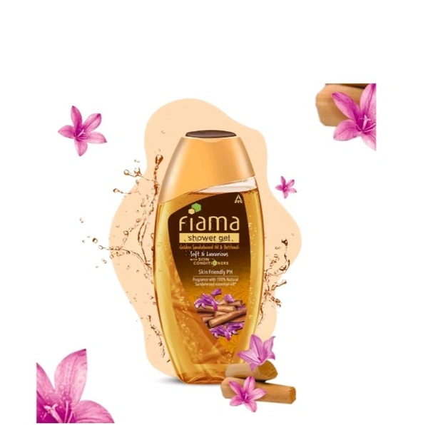 Fiama Shower Bodywash  GoldenGel Sandalwood250 Ml 