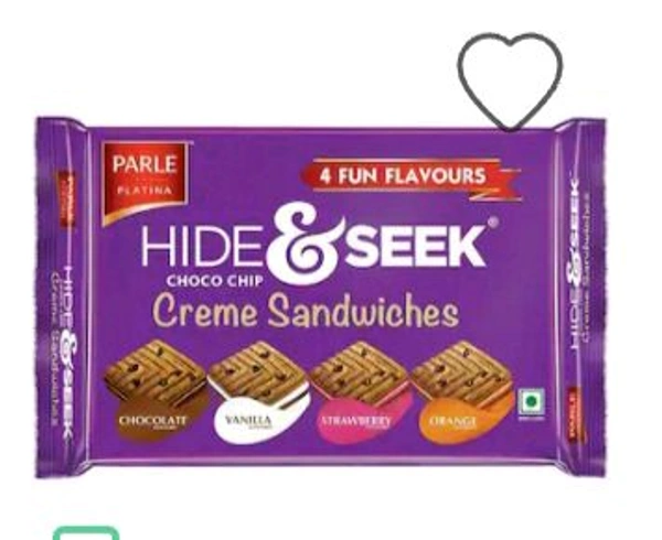 Parle Hide &Seek Choco Chip Creme। Sandwiches 400 gm 