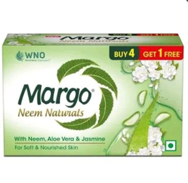 Margo Original Neem Soap With Vitamin E(Buy 4 Get 1free)