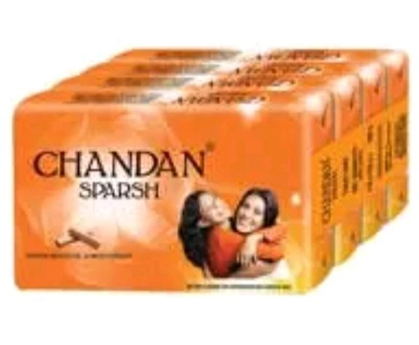 Chandan Sparsh Sandalwood Oil & Moisturiser150g *4