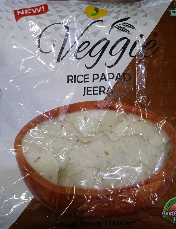Veggie Rice Papad Ajwain Realspicy Flavour 250 g