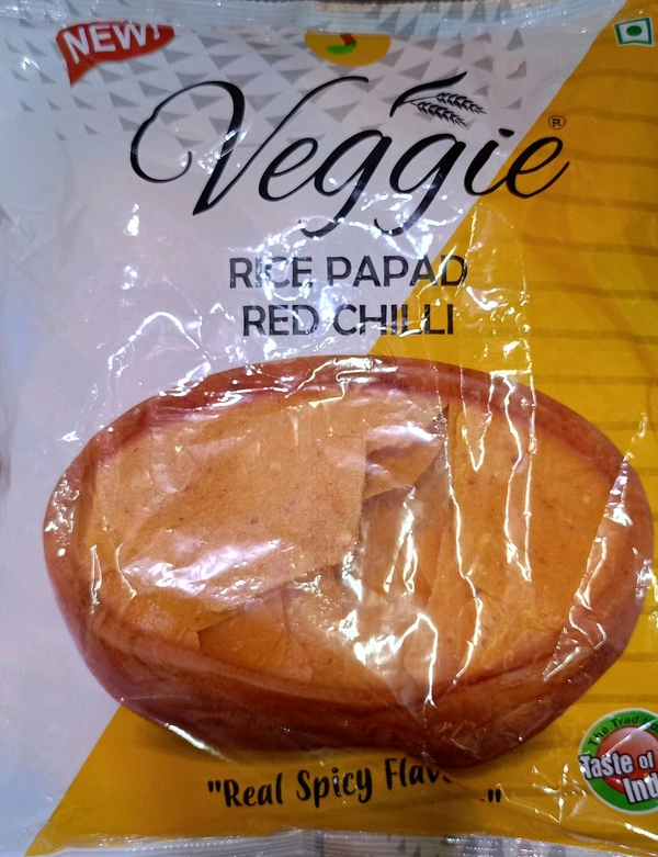 Veggie Rice Papad Read Chilli Realspicy Flavour 250 g