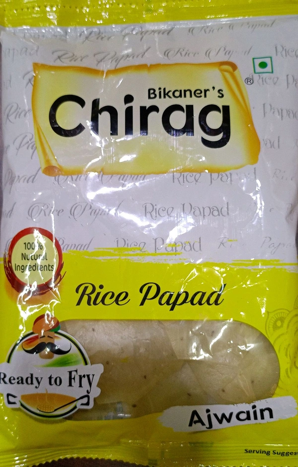  Chirag Bikaner ' s Rice Papad 75 gm