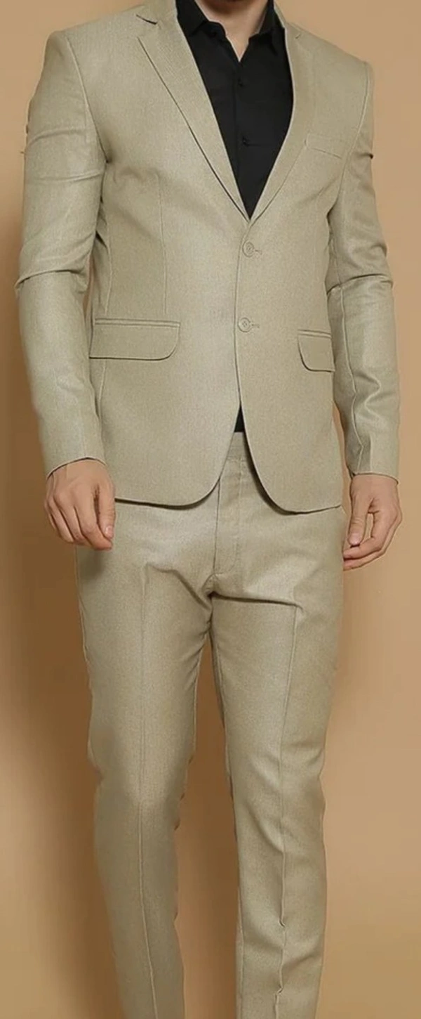 TAN 2 Piece Suit - Tan, 40