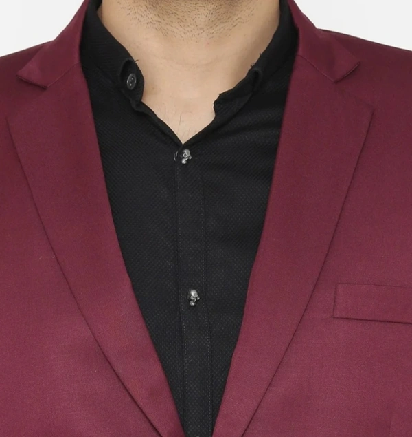 Mehroon 2 Piece Suit - Wine Berry, 46