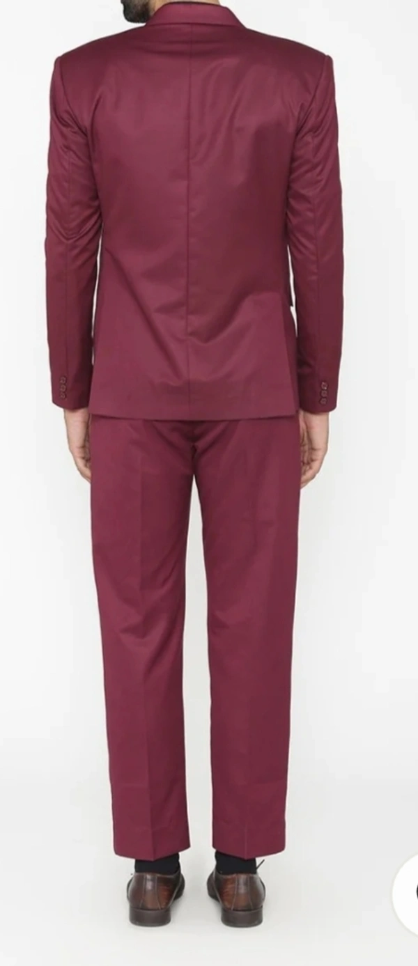 Mehroon 2 Piece Suit - Wine Berry, 46