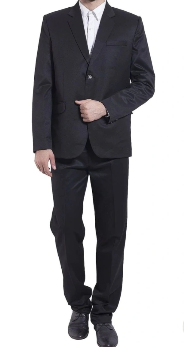 BLACK 2 Piece Suit - Black, 38