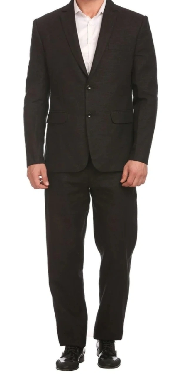 Coffee Brown 2 piece Suit - Metallic Bronze, 34