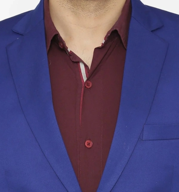Royal Blue 2 Piece Suit - Blue, 40