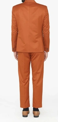 LIGHT ORANGE 2 PIECE SUIT - Bittersweet, 42