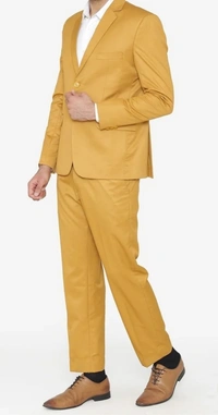 MUSTURD YELLOW 2 PIECE SUIT - Corn, 46