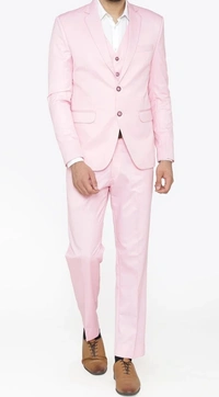 Baby Pink 3 Piece Suit  - Lavender Rose, 34