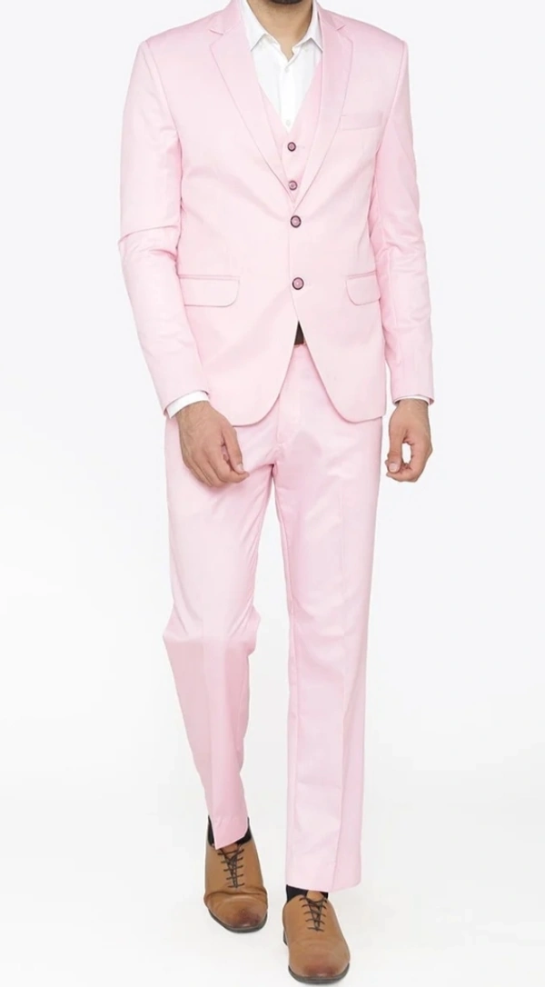 Baby Pink 3 Piece Suit  - Lavender Rose, 34