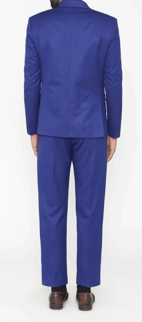 Royal Blue 3 Piece Suit - Blue, 34